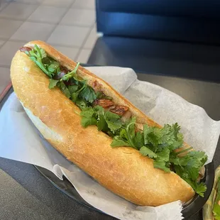 Banh Mi Heo Quay (Crispy Pork Belly) // ig: @sandyeatslocal