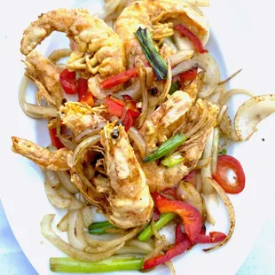 Pepper salted shrimp