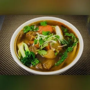 Beef stew noodle soup