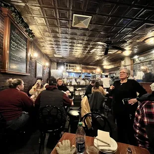 a crowded restaurant