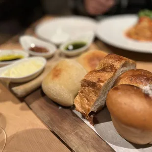 The best bread assortment EVER. Just order it. Would come back here just for this.