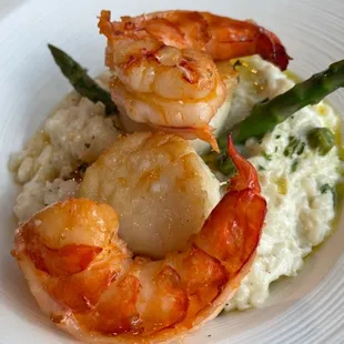 Crab and Scallop Risotto