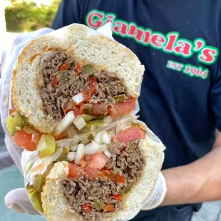 Pepper steak sub