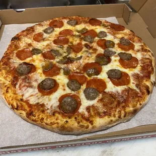 Pepperoni &amp; sausage pizza