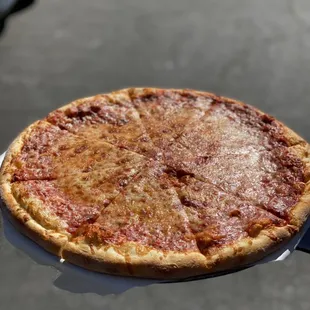 Large cheese pizza