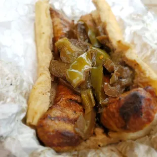 I asked for fresh Sausage &amp; Peppers