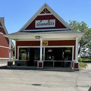 the front of the store