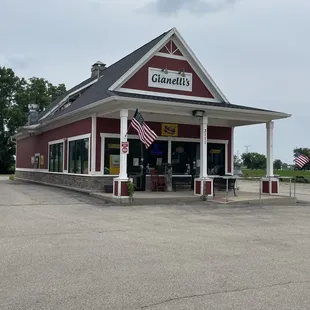 the outside of the store