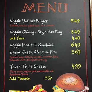 Veggie Menu - now everyone is able to enjoy the Great Food and Friendly, Clean Atmosphere at GIANELLIS !!!