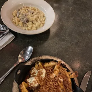 Strozapretti and oyster gnocchi