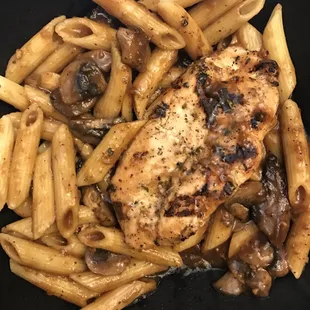 I subbed penne for the fettucini, which was nice, but this dish was awful. What you see is what I threw out.