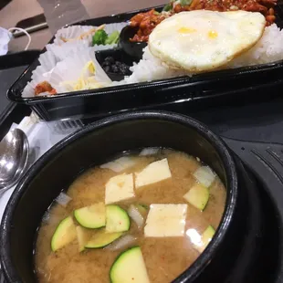 Tofu soup