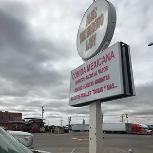 a sign for a mexican restaurant