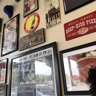 Decorations speak volumes to me. They&apos;re definitely proud to be from Chicago and proud of the Pizza they make