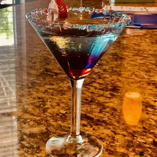 Memorial Day Martini, "Captain America"