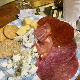 Wine club party with OB Meats... charcuterie plate