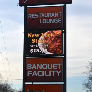 Sign on Rt 30 Westbound