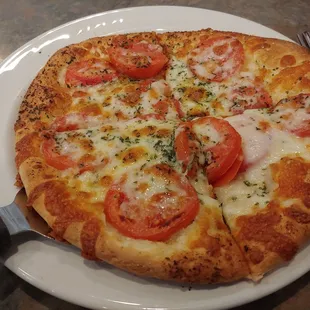 pizza, food