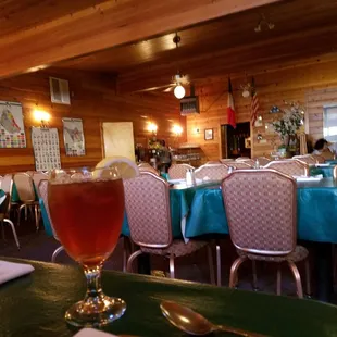 Very old school style restaurant with up to date foods. Be prepared to eat a lot and don't be in a hurry as they won't rush you.