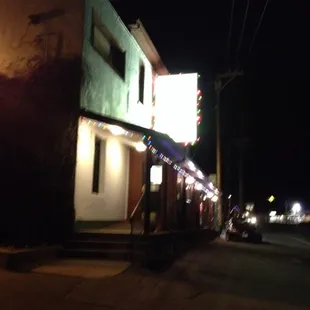 The front of the place