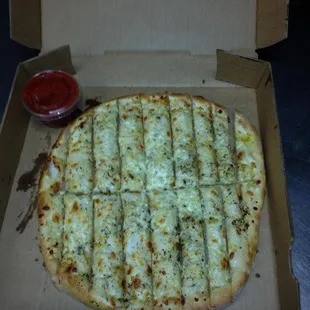 a pizza in a box