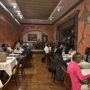 Inside Gianni's restaurant in Concord, NC.