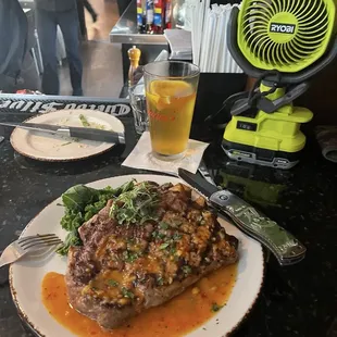 Steak with Heathers sauce