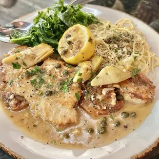 Chicken &amp; Shrimp Picatta