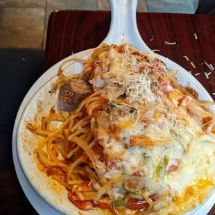 Baked spaghetti