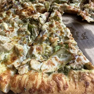 Pesto Sauce Pizza