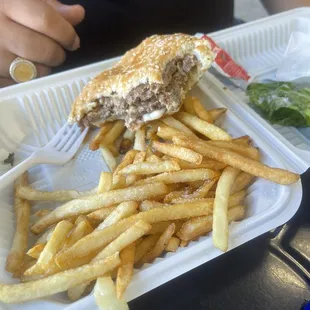 Double cheese burger
