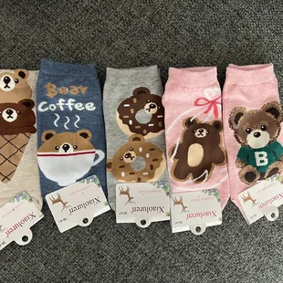 These socks were so cute! $1 each ONLY! Ahhh! I had to 5 of them!