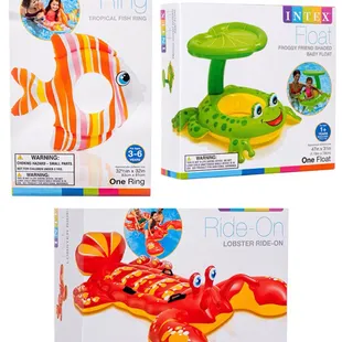 Summer items! Pretty &amp; unique Swimming pool, swimming tube, floats and pool game, water gun, beach toys.