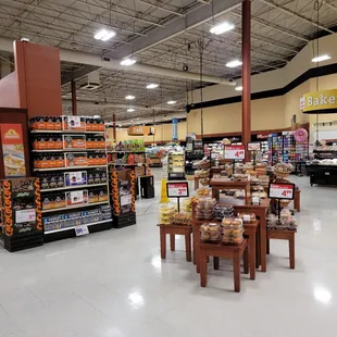 the inside of a grocery store