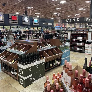  large selection of wines