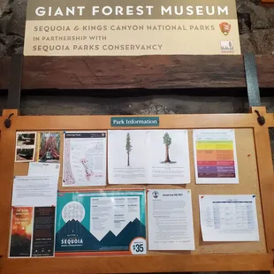Sign and info