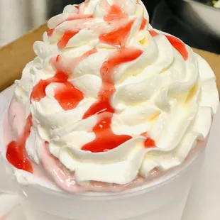 Strawberry milkshake