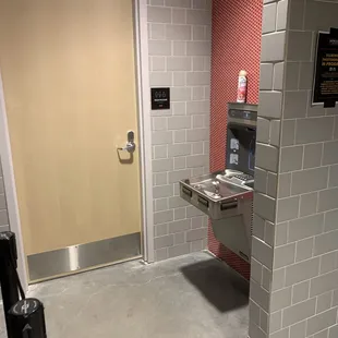 Bathroom and water fountain