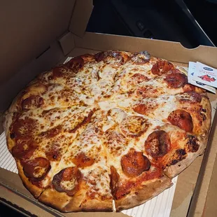 Large pepperoni &amp; extra cheese