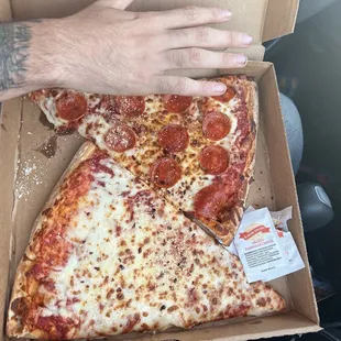 Pizza size reference