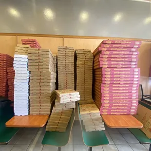 Pizza boxes