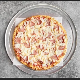 Hawaiian pizza 14 inch $18.99