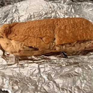 Skinnier than an old school pb &amp;j ! Wheres the meat ???? Giant -LESS sub
