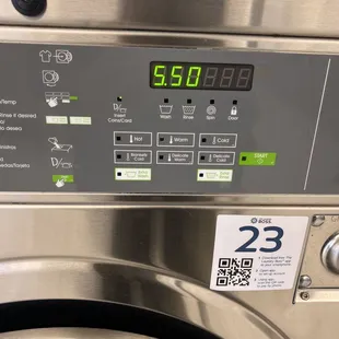 The price of the wash.