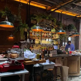 Back bar about to open