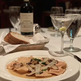 Homemade Red Beet Ravioli