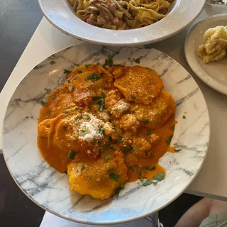 Crab and Shrimp Ravioli