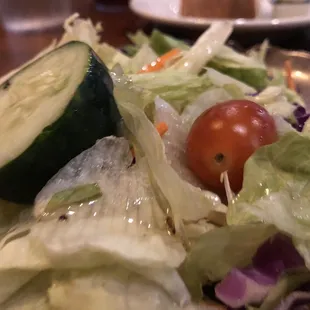 Salad with house balsamic vinaigrette dressing