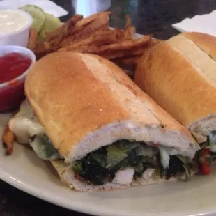 The best Chicken and Greens sandwich in Youngstown!