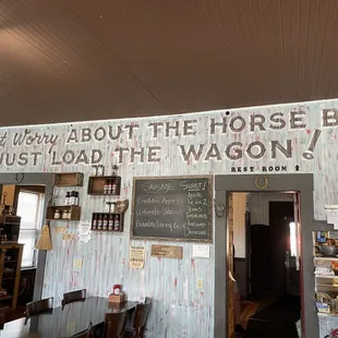 the inside of a restaurant